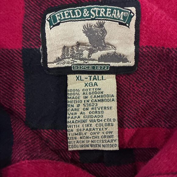 Field & Stream Men's Flannel Shirt - Picture 2 of 2